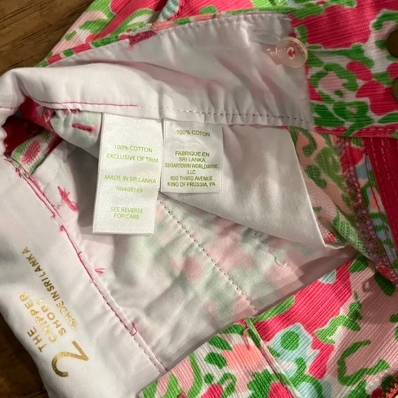 Lilly Pulitzer The Chipper Shorts, Pink Print, Size 2, - Picture 13 of 16